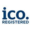 ico registered logo displaying compliance with data protection regulations including information on 14 principles of data processing